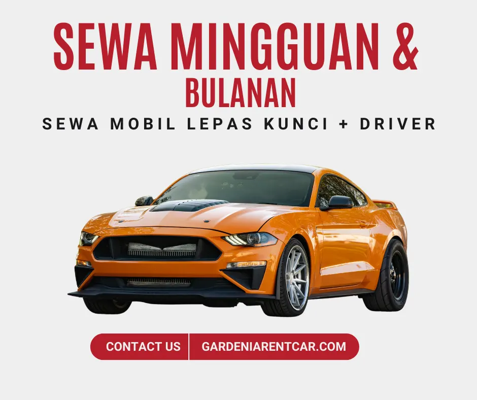 rental mobil mingguan dan bulanan