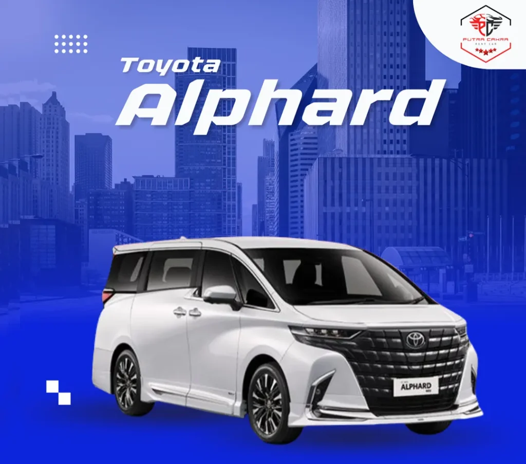 toyota alfard putra cakra rent car