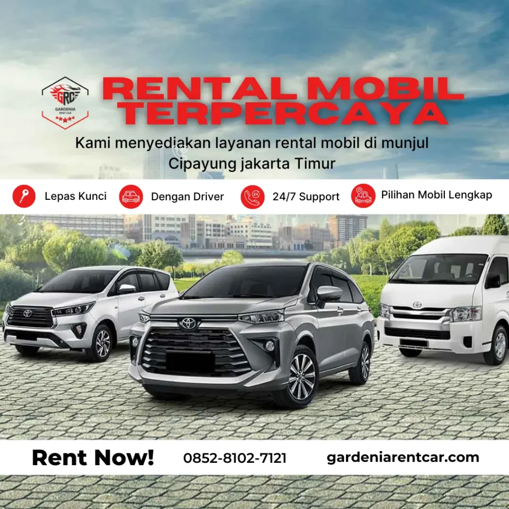 rental mobil munjul cipayung