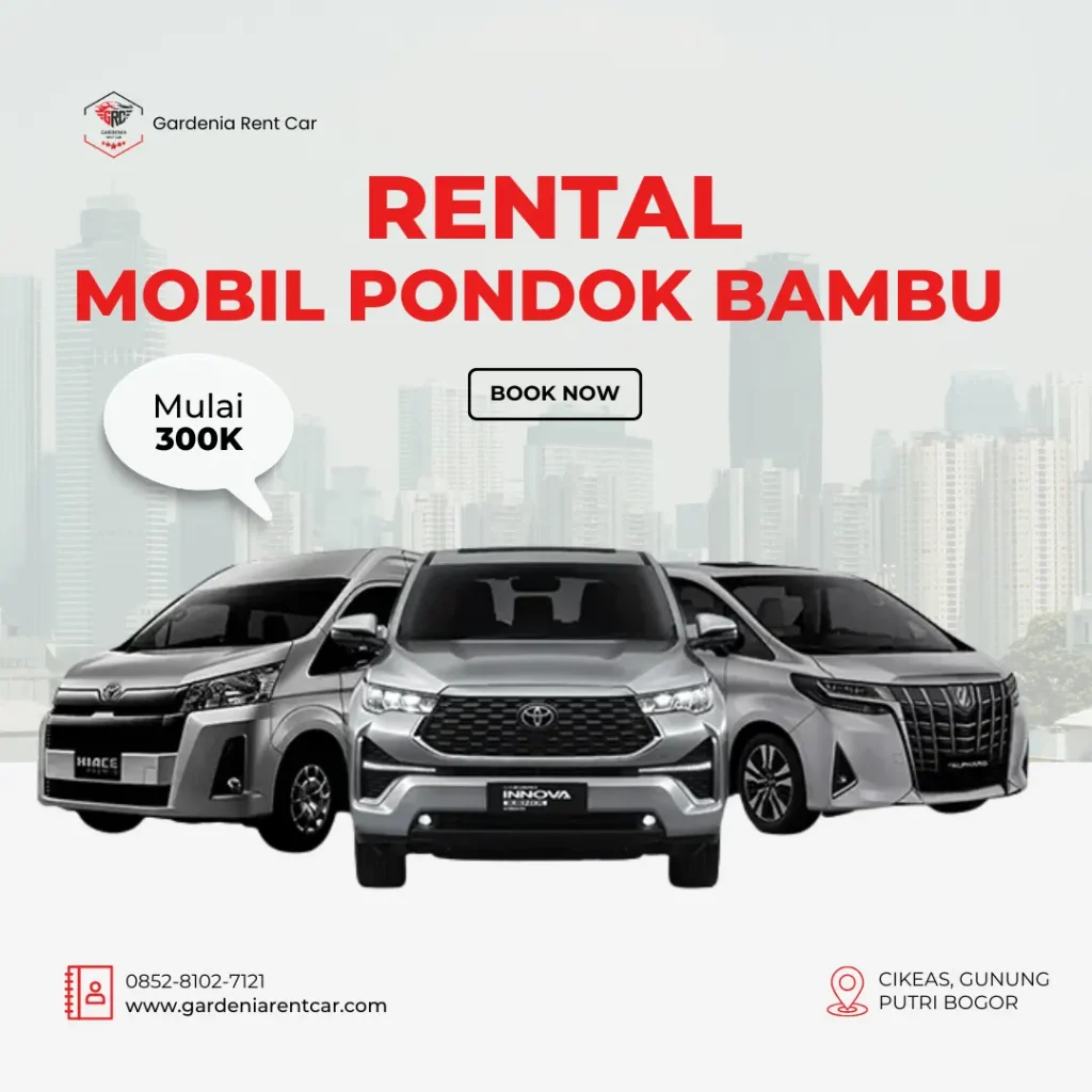 rental mobil pondok bambu