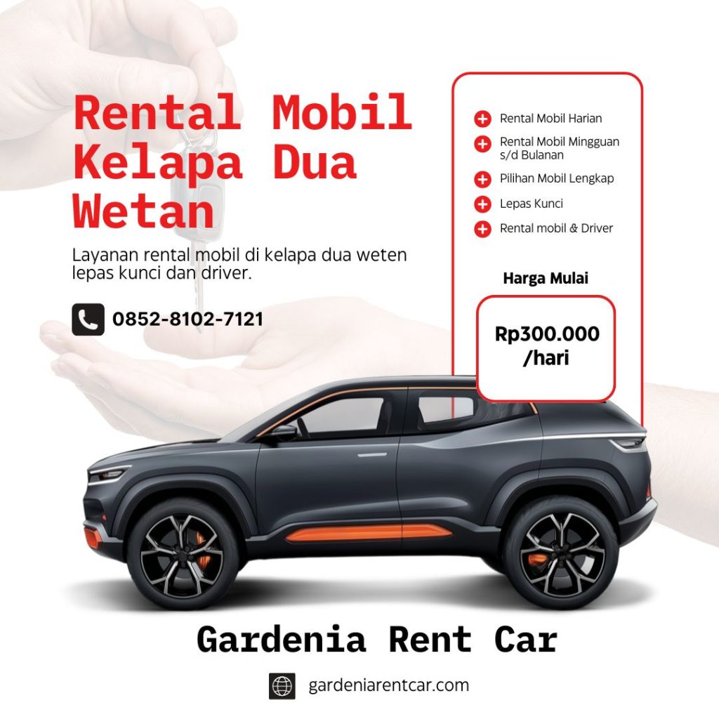 rental mobil kelapa dua wetan