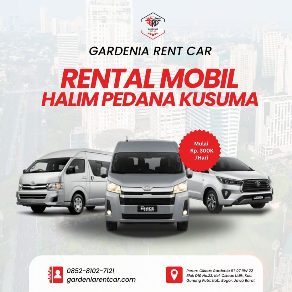 rental mobil halim perdana kusuma 24 jam
