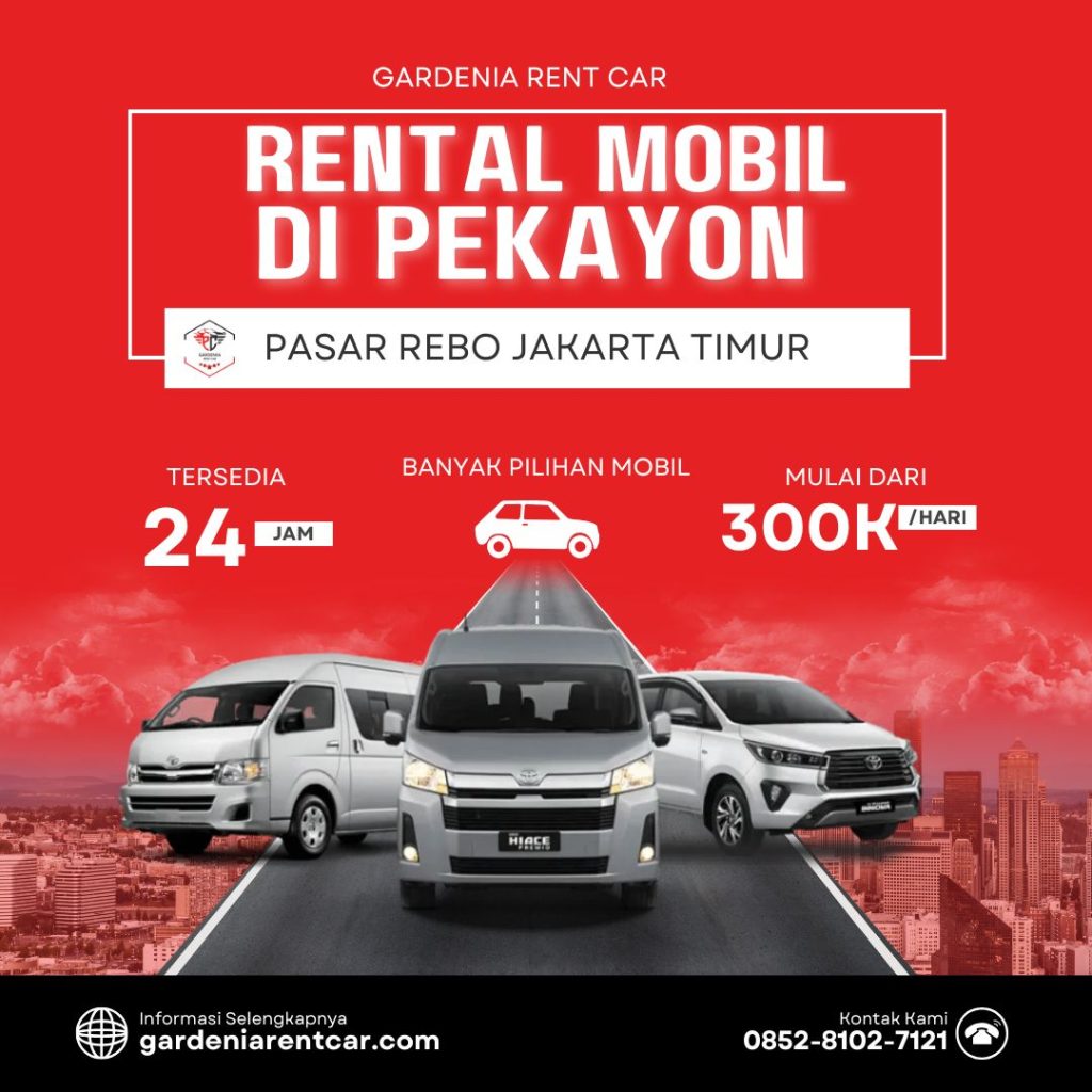 rental mobil pekayon pasar rebo jakarta timur